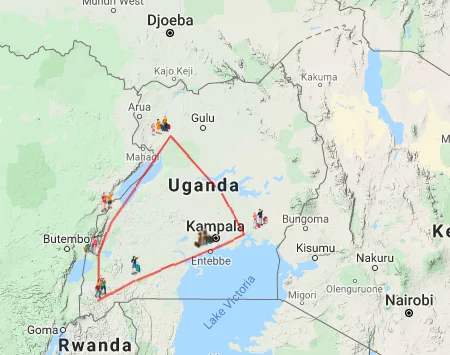 17 daagse reis Oeganda