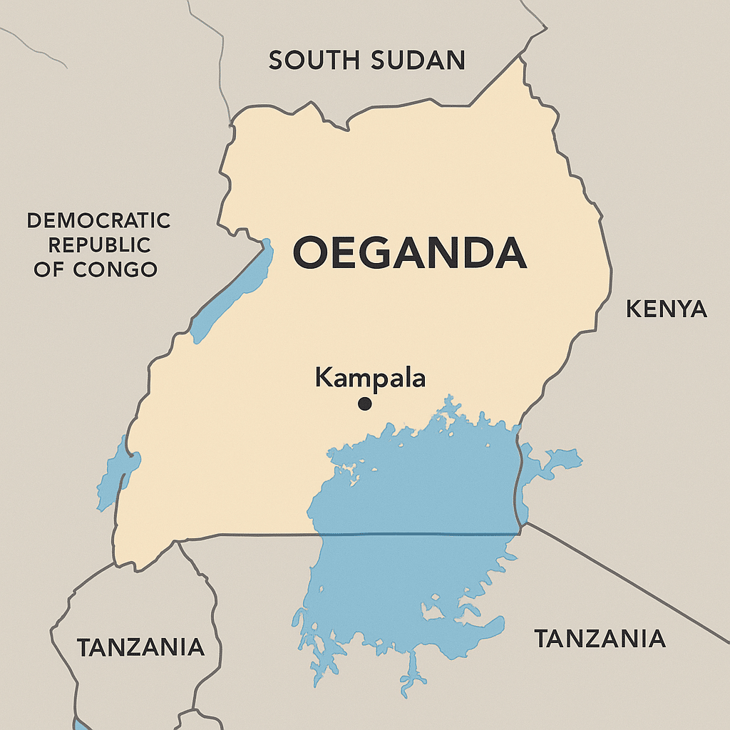 Tourist-map-uganda